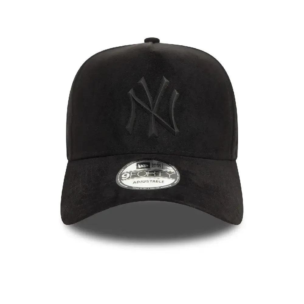 New York Yankees Faux Suede Black 9FORTY E-Frame Cap