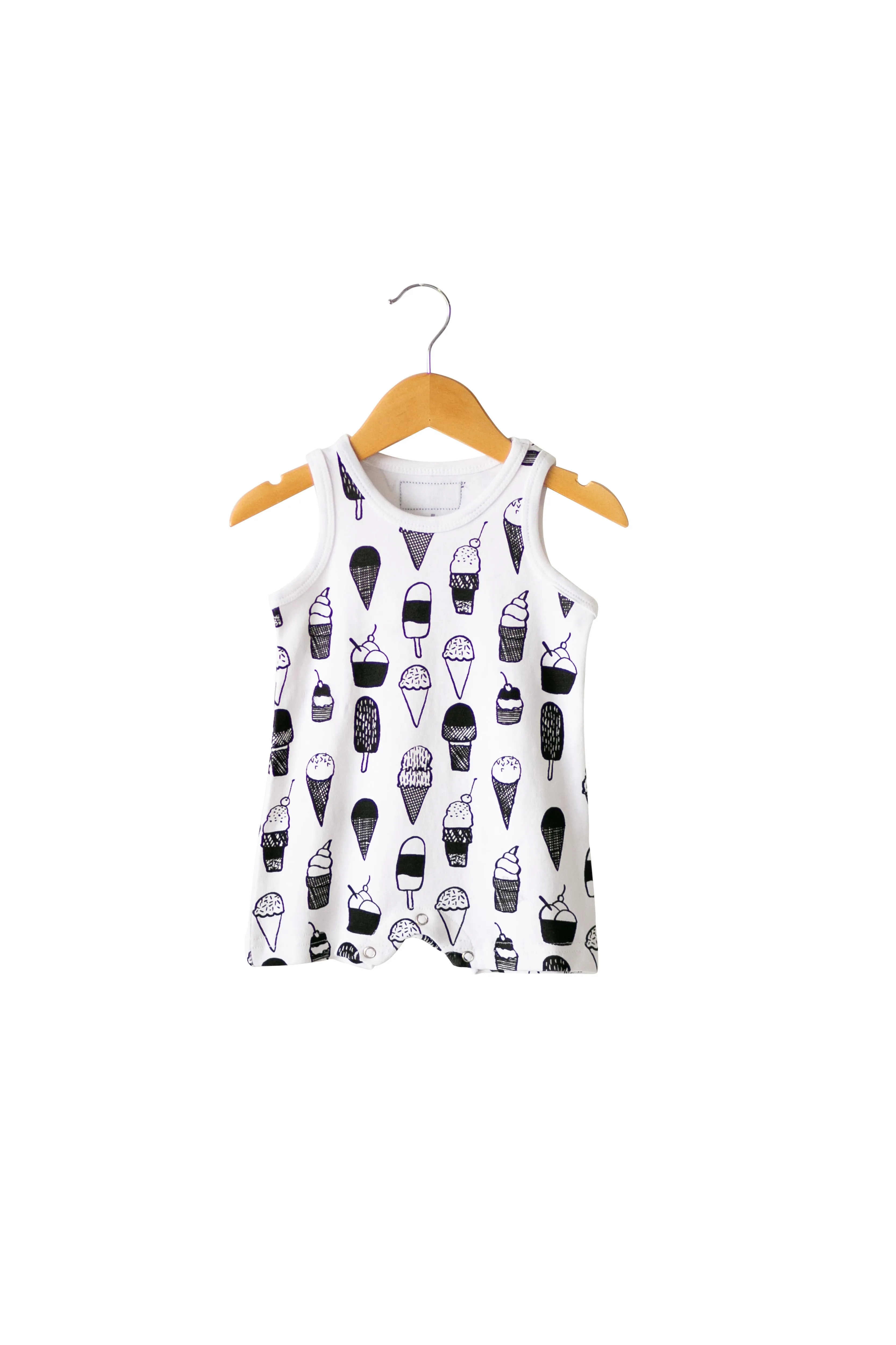 Organic Tank Romper -  Prints