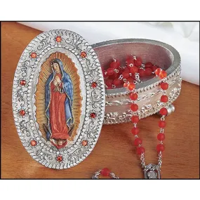 Our Lady of Guadalupe Rosary Box