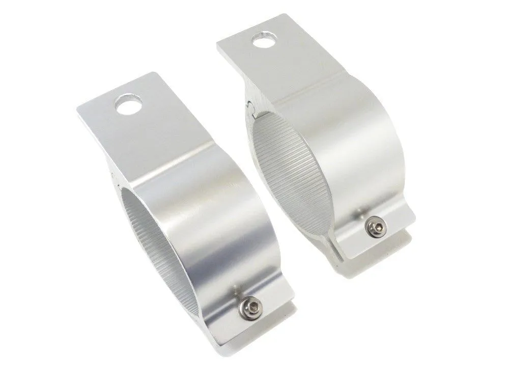 Pair of Circular 2.5 Inch Aluminium Driving Spotlight Brackets