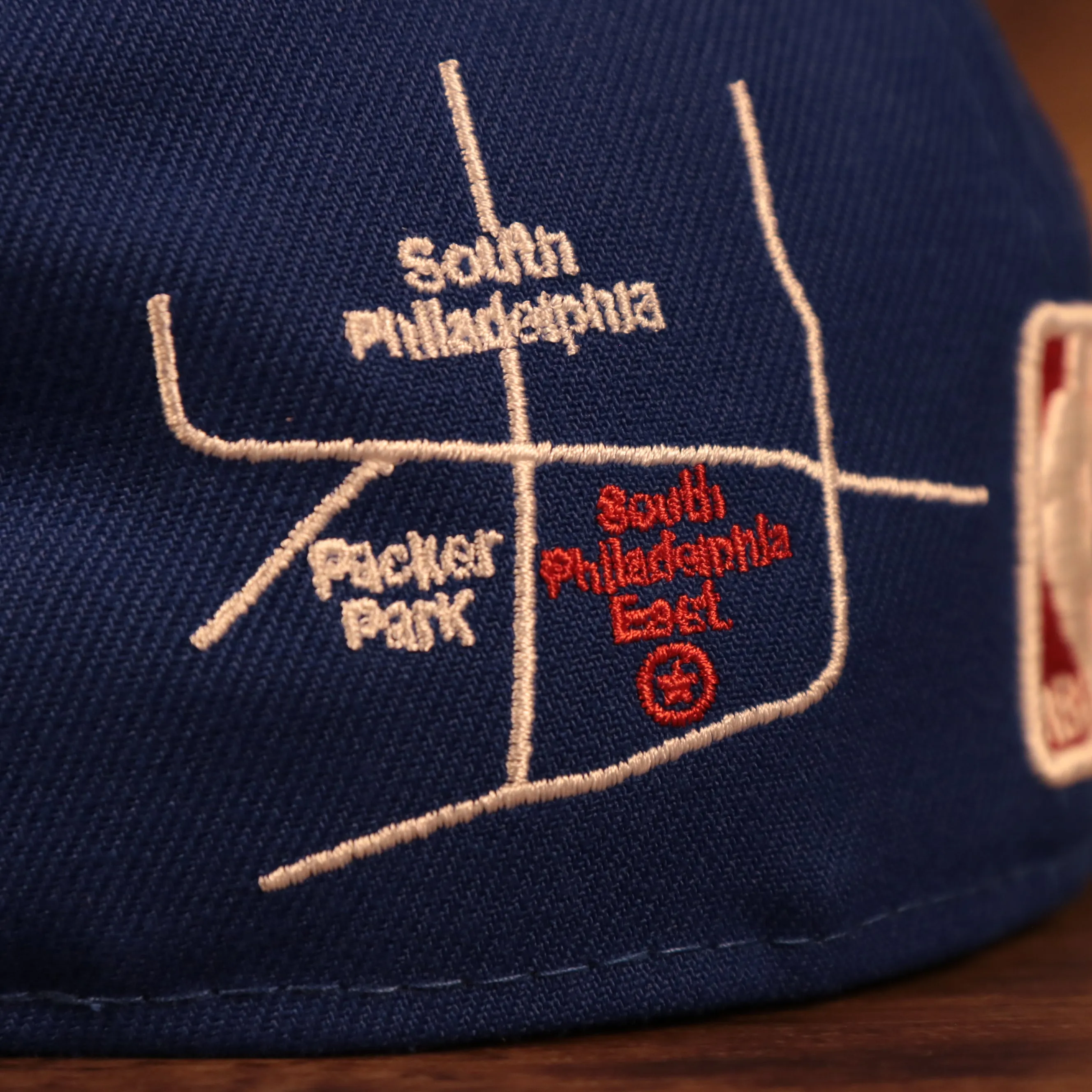 Philadelphia 76ers City Transit All Over Side Patch Gray Bottom 59Fifty Fitted Cap