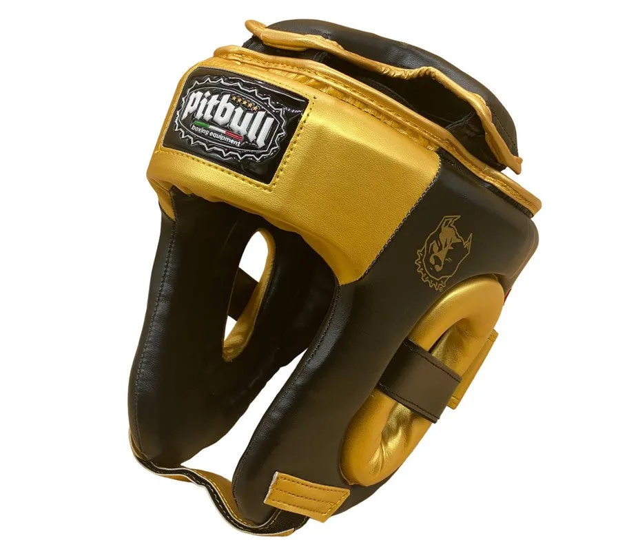 Pitbull Casco protettivo boxing equipment Nero/Oro