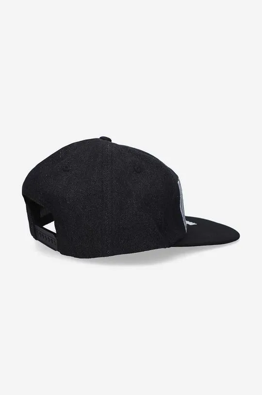 PLEASURES cotton baseball cap black color