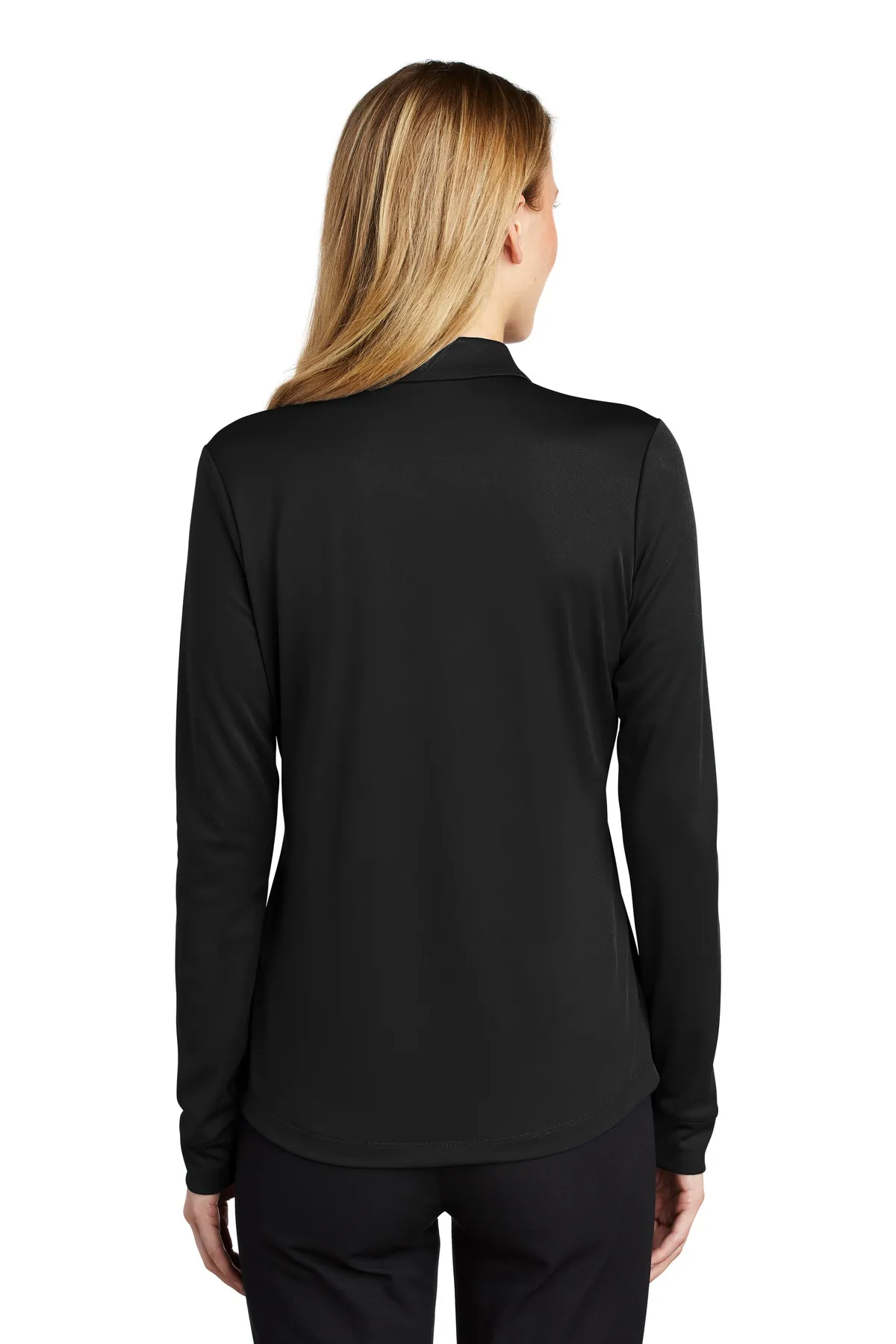 Port Authority Clothing L540LS Port Authority    Ladies Silk Touch     Performance Long Sleeve Polo SKU: L540LS