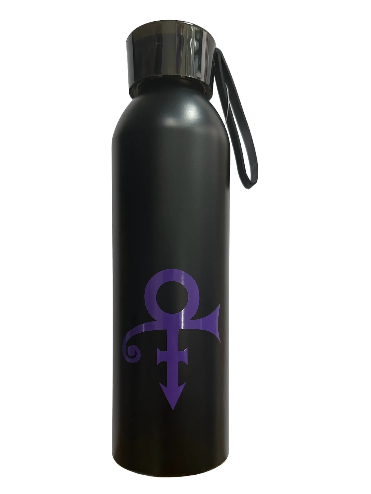 Prince – Official Black Aluminium Drinks Flask With Purple Love Symbol XCLUSIVE