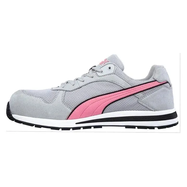 Puma Women's 643085  Frontside Low Composite Toe Grey Pink EH SR Work Shoes