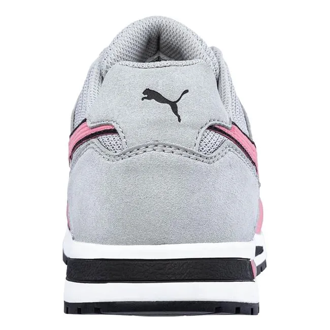 Puma Women's 643085  Frontside Low Composite Toe Grey Pink EH SR Work Shoes