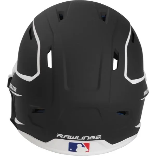 Rawlings Mach Two Tone Matte Batting Helmet with EXT Flap (Right Handed Batter): MACHEXTR