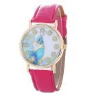 Relogio feminino Peacock Pattern Women Colored PU Leather Reloj mujer woman watches luxury Feida