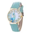 Relogio feminino Peacock Pattern Women Colored PU Leather Reloj mujer woman watches luxury Feida