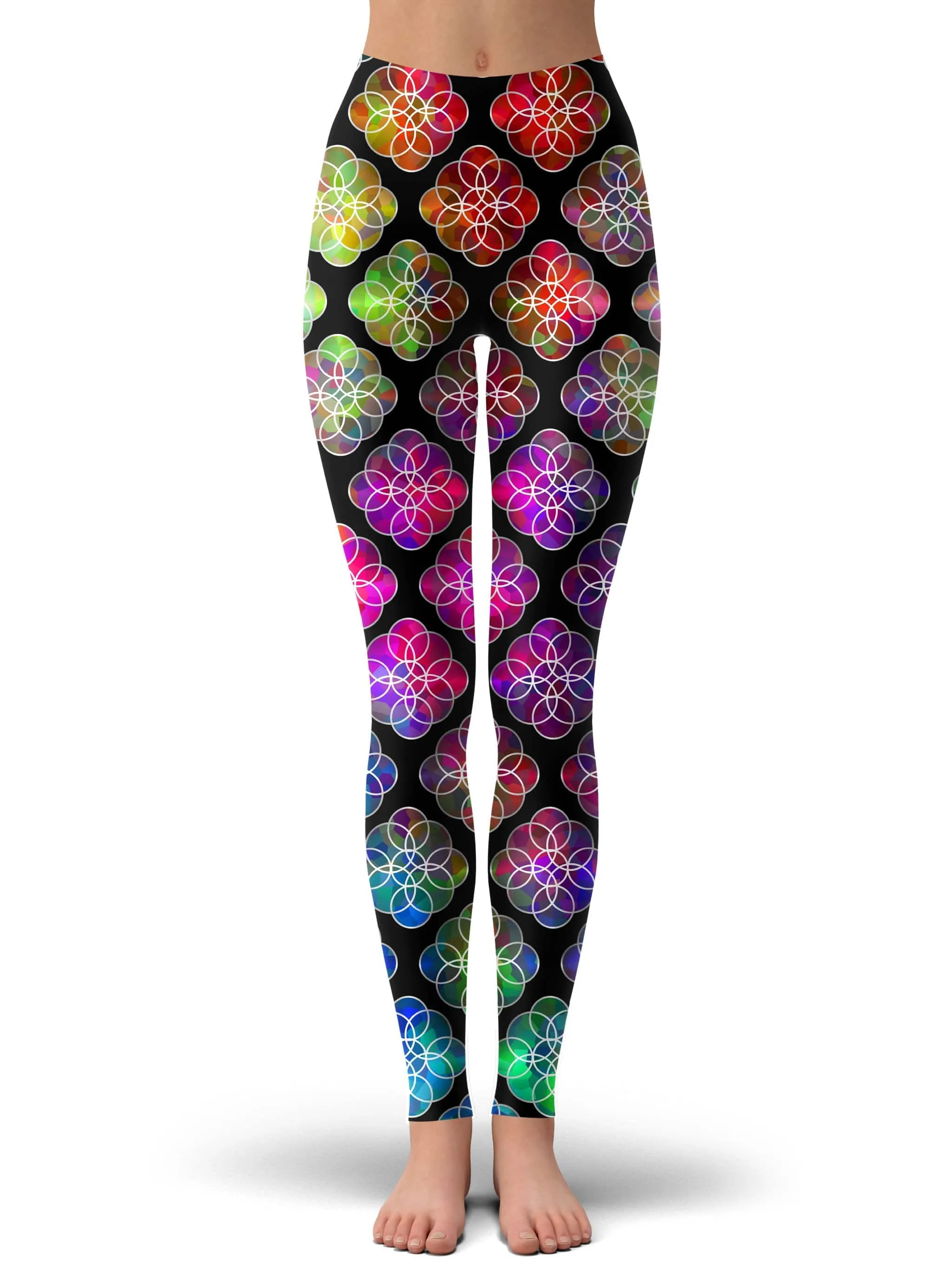 Rings of Color Pattern Leggings