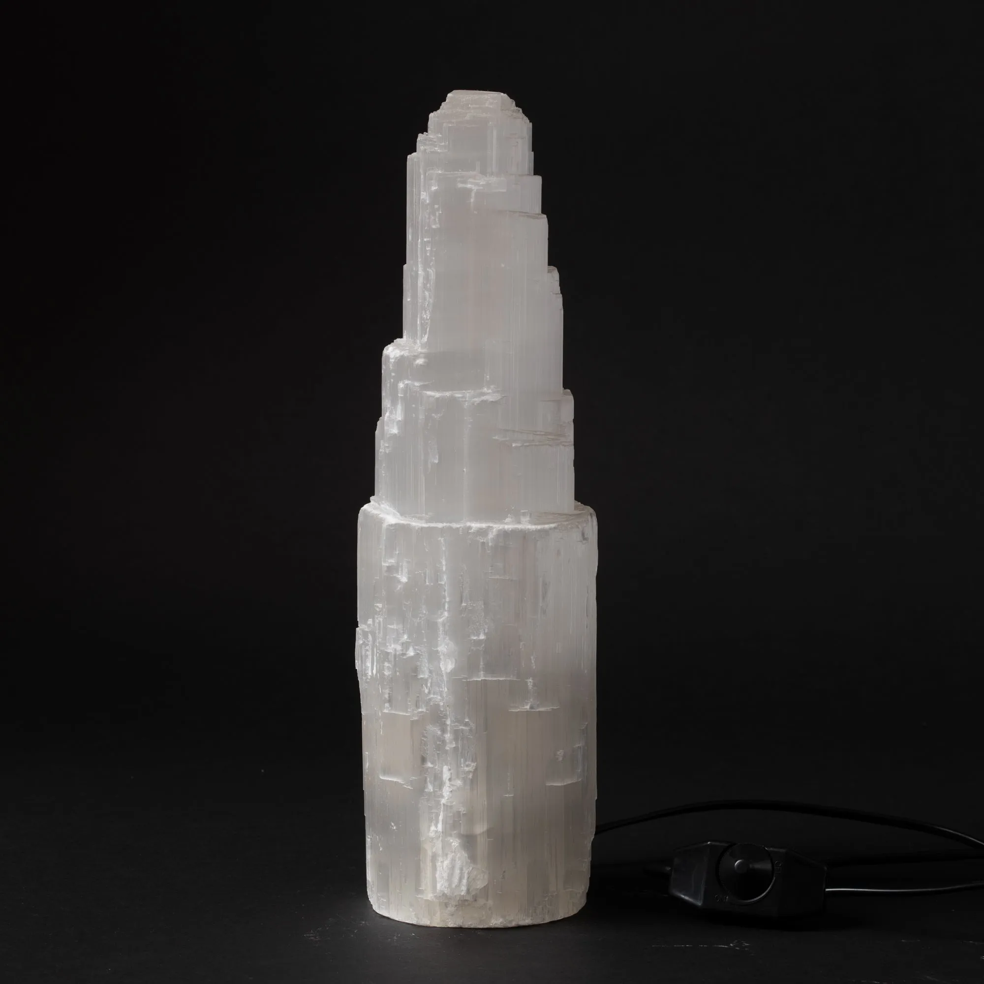 Selenite Lamp Tower