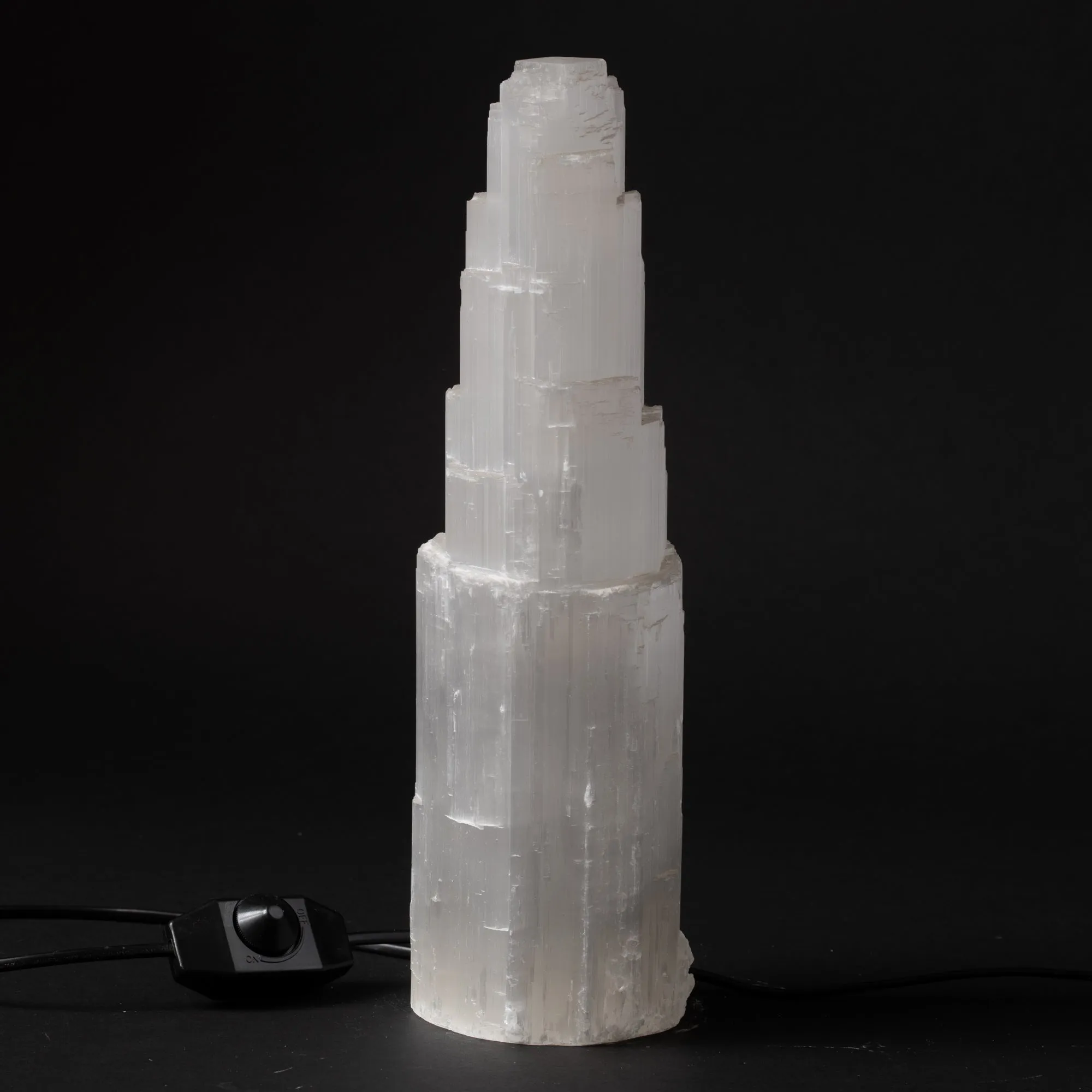 Selenite Lamp Tower