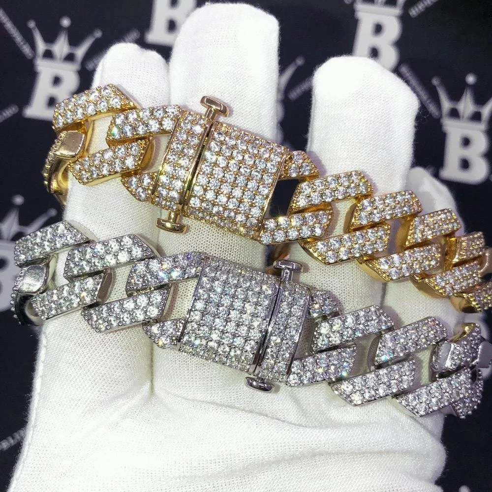 Sharp Cuban Link Hip Hop Bling Bling 20MM Bracelet