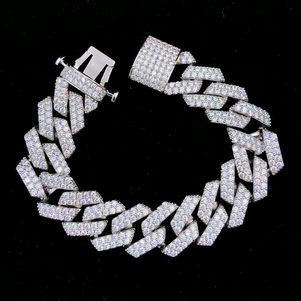 Sharp Cuban Link Hip Hop Bling Bling 20MM Bracelet