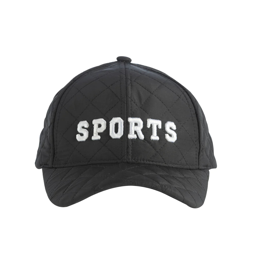 SHIRALEAH SPORTS BALL CAP - BLACK