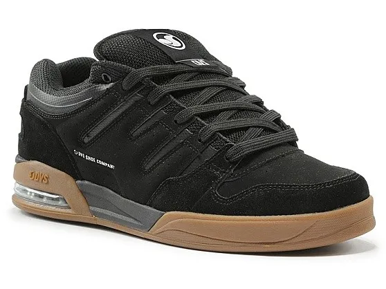 shoes DVS Tycho - Black/Black/Gum/Nubuck - men´s