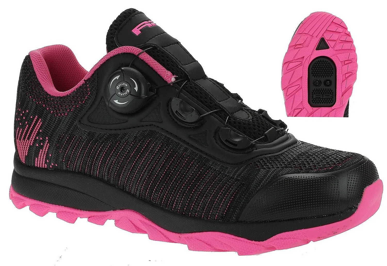 shoes R2 Orion - Black/Pink - women´s