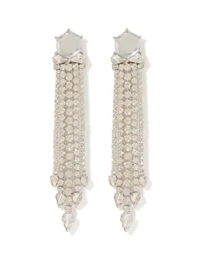 Signature Delta Statement Stone Drop Earrings