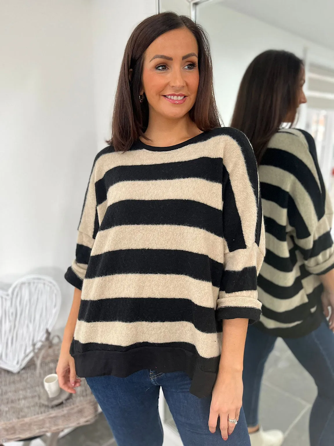 Soft Touch Stripe Jumper Imogen