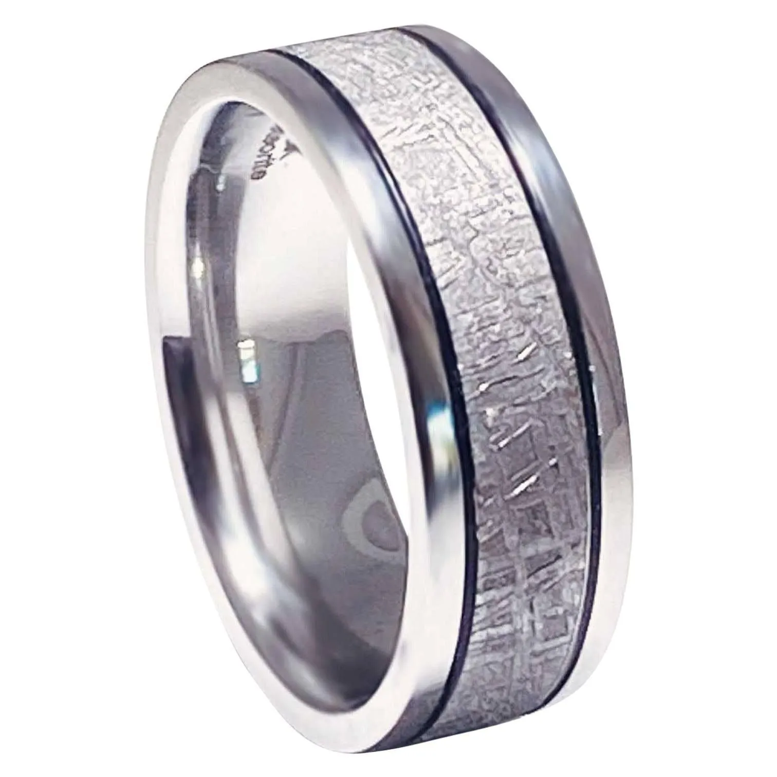 Stainless Steel Brushed and Polished Ring size 7-S4712973