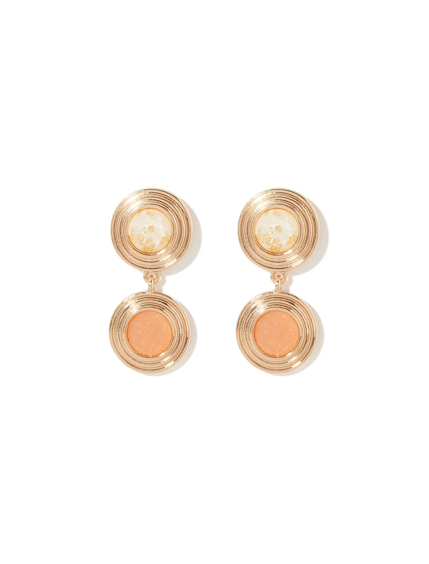 Sully Stone Disc Earrings