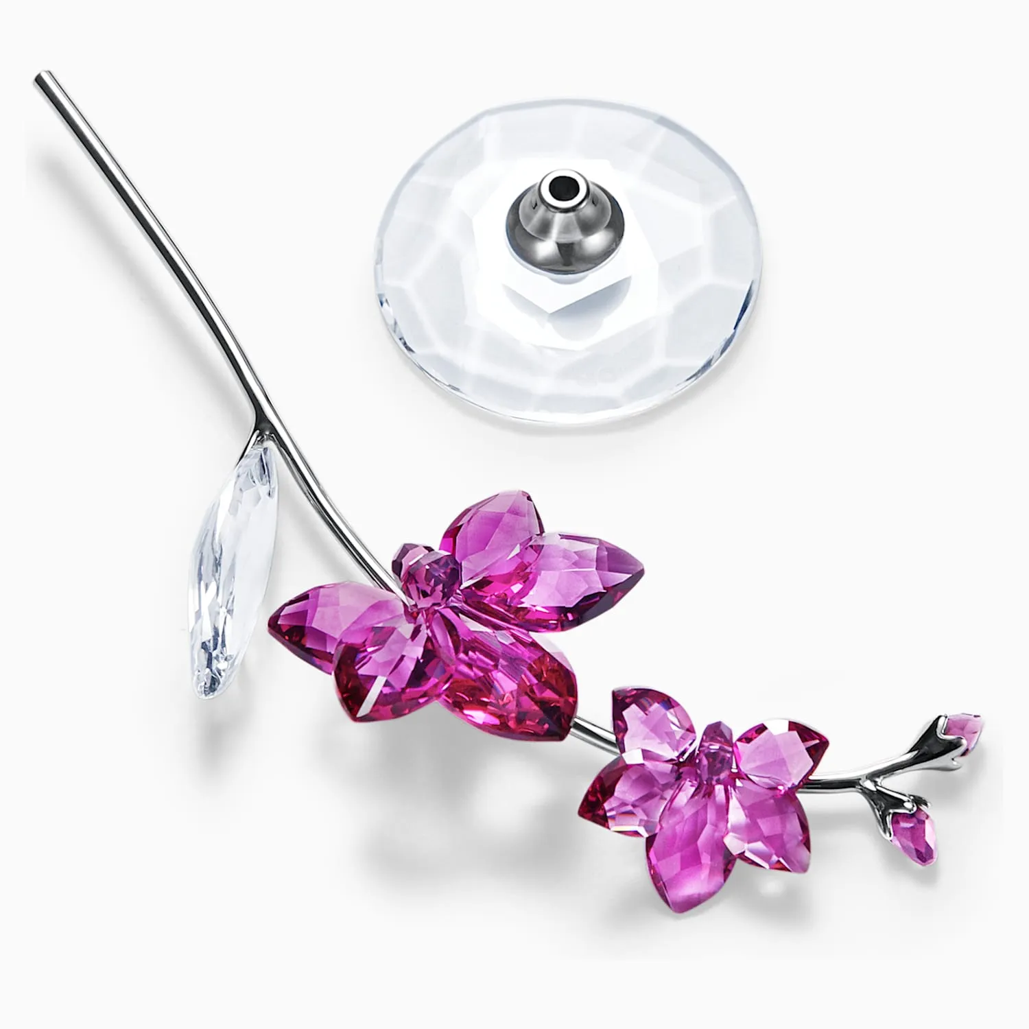 Swarovski Crystal Flower Figurine FLOWER DREAMS - ORCHID, Large -5490755