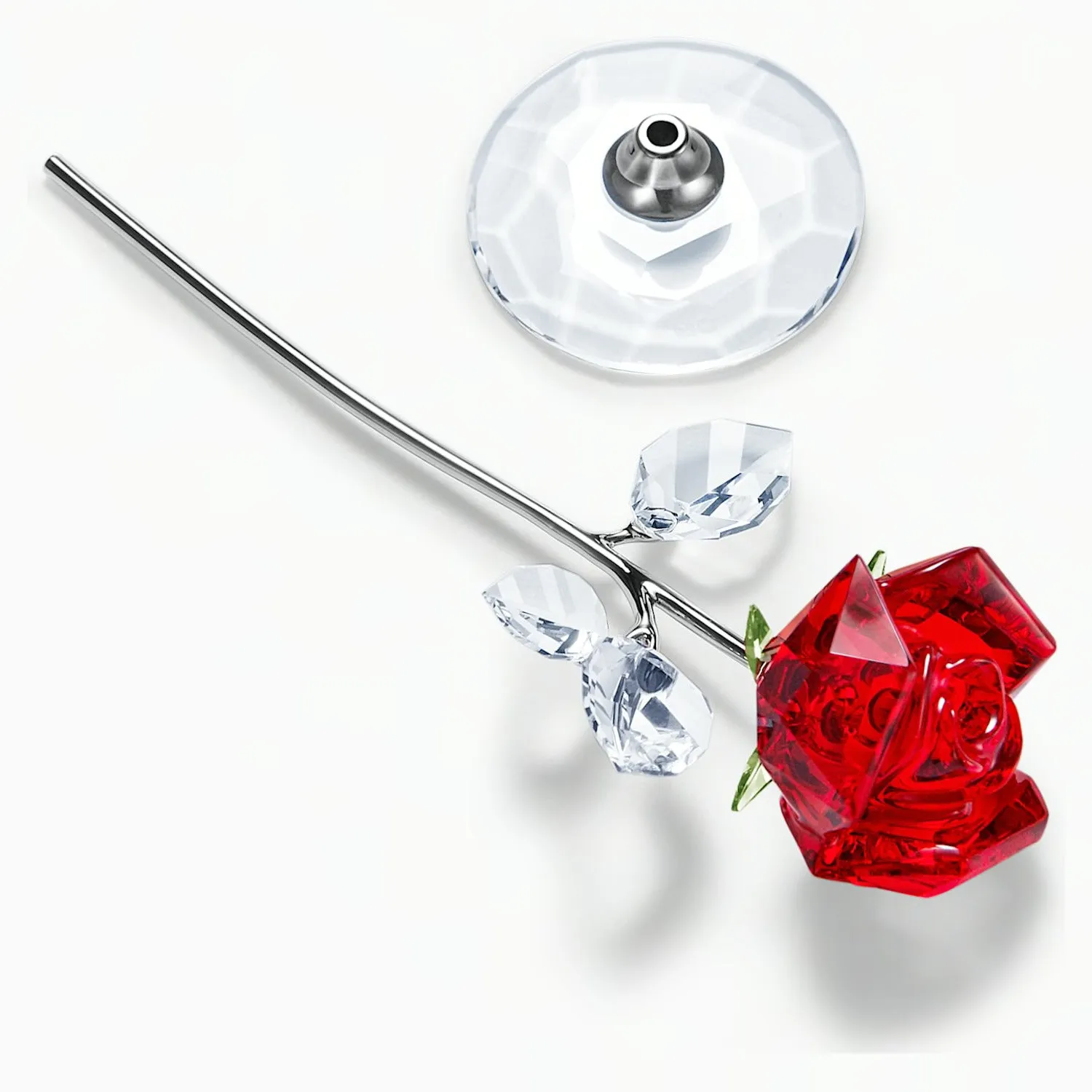 Swarovski Crystal Flower Figurine FLOWER DREAMS, RED ROSE, Large- 5490756