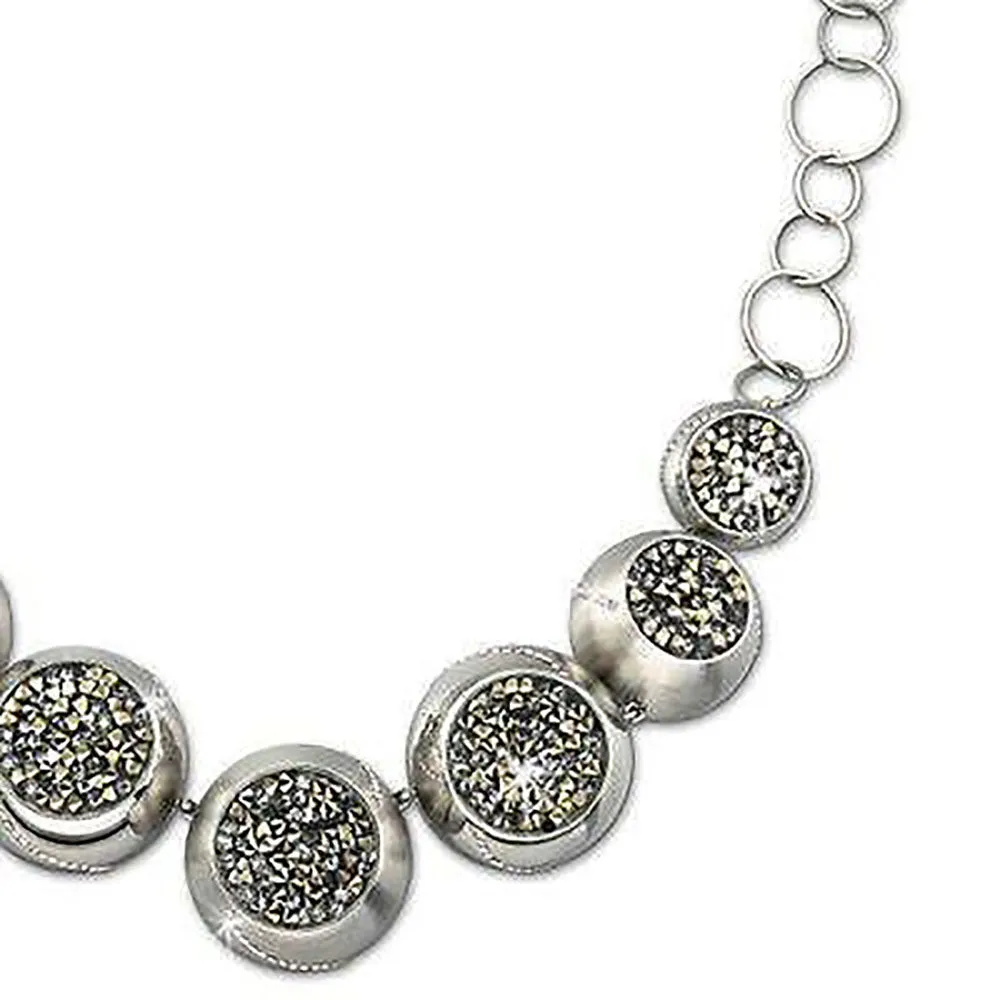 Swarovski Crystal Round SPHERE LONG Necklace Crystal #1128158