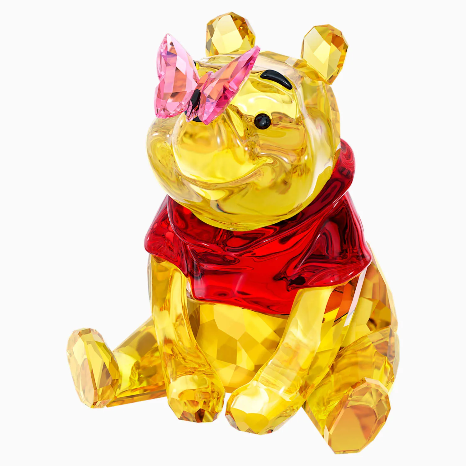 Swarovski Disney Crystal Figurine WINNIE THE POOH WITH BUTTERFLY -5282928