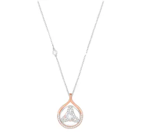 Swarovski HUMANIST TRINITY KNOT PENDANT, White, Mixed - 5353215