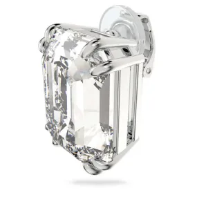 SWAROVSKI Mesmera Octagon Cut Crystal Single Clip Earring – White 