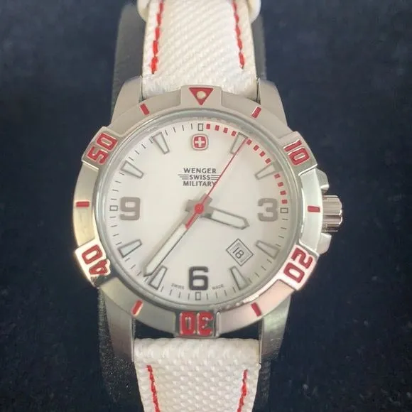 Swiss Army NIB White Watch