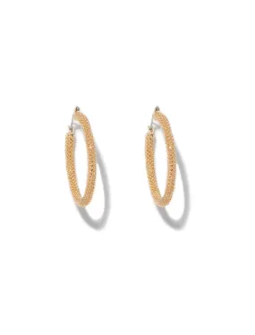 Tahlia Textured Hoop Earrings