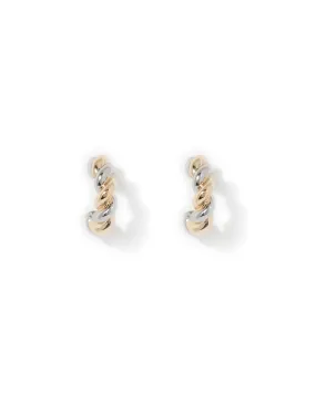 Tanya Twisted Hoop Earrings