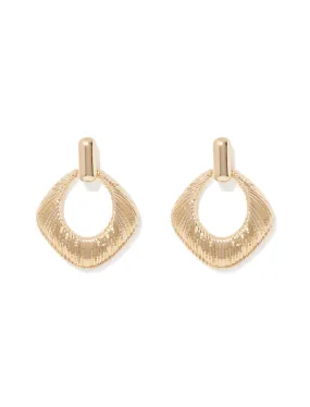 Teddy Textured Drop Earrings