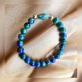 Tobago Blue Beaded Bracelet