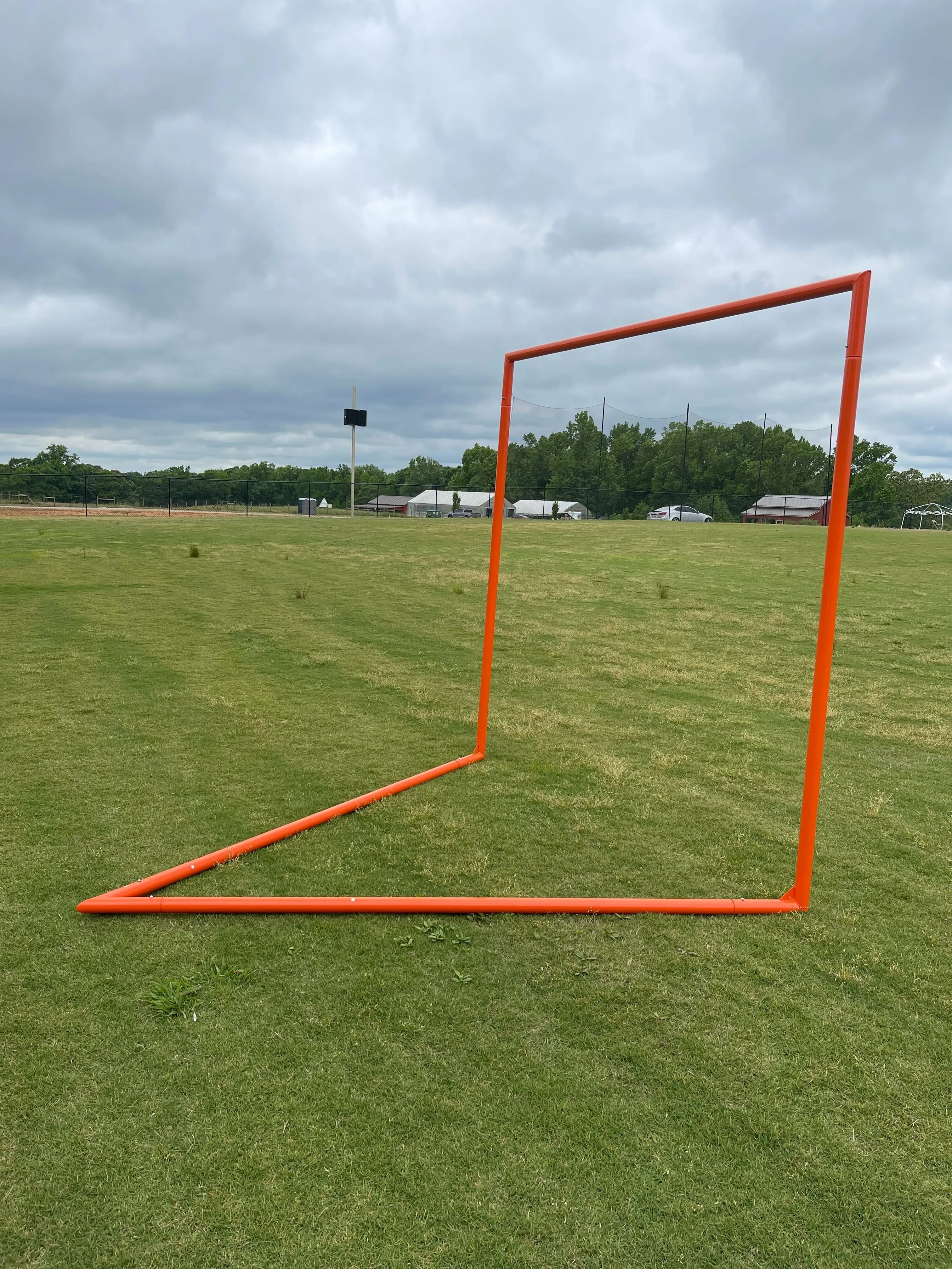 Tournament Lacrosse Goal - Frame Only - 35 lbs, 6'x6'x7' by Crankshooter (net NOT included) - Free Shipping