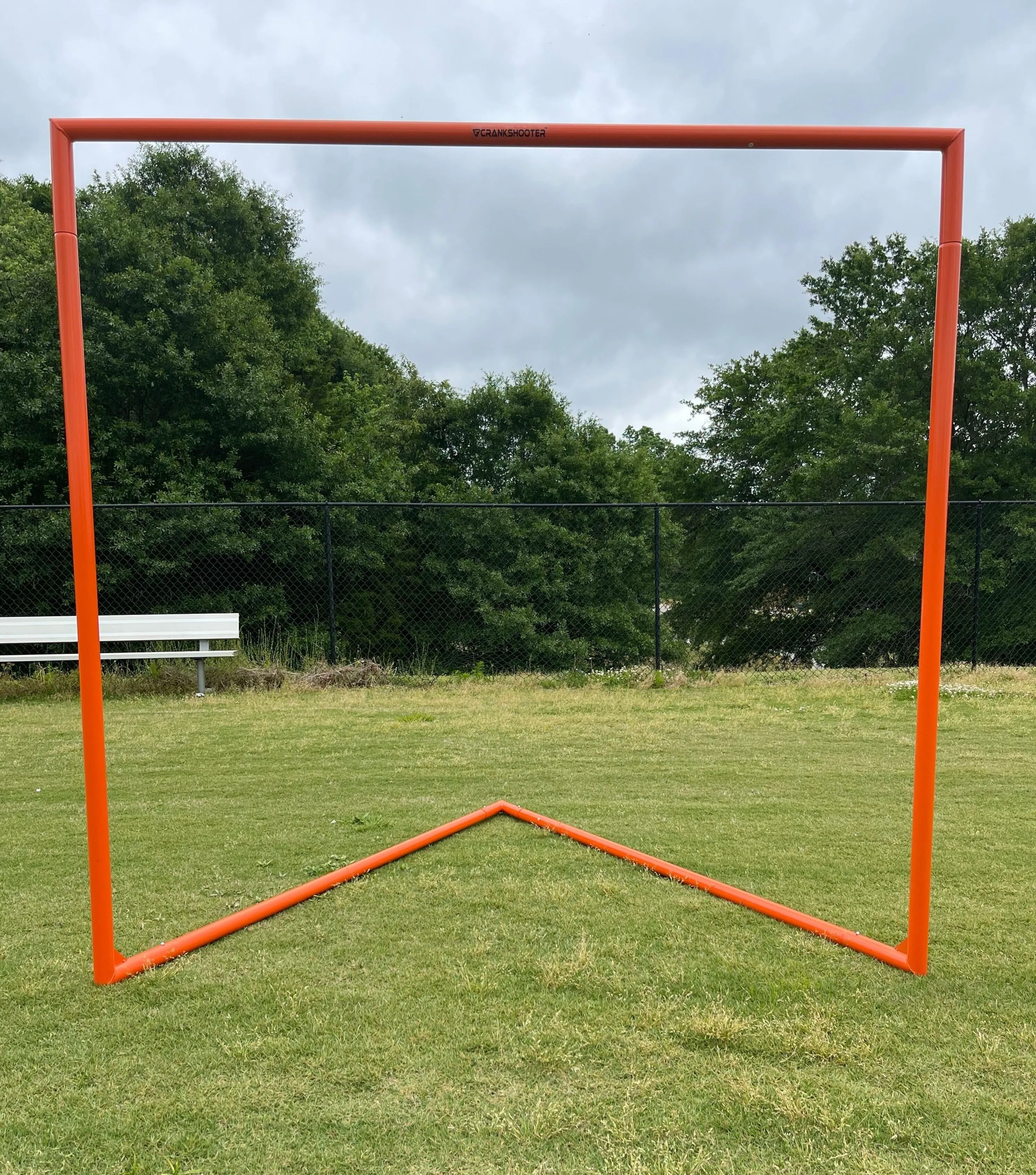 Tournament Lacrosse Goal - Frame Only - 35 lbs, 6'x6'x7' by Crankshooter (net NOT included) - Free Shipping