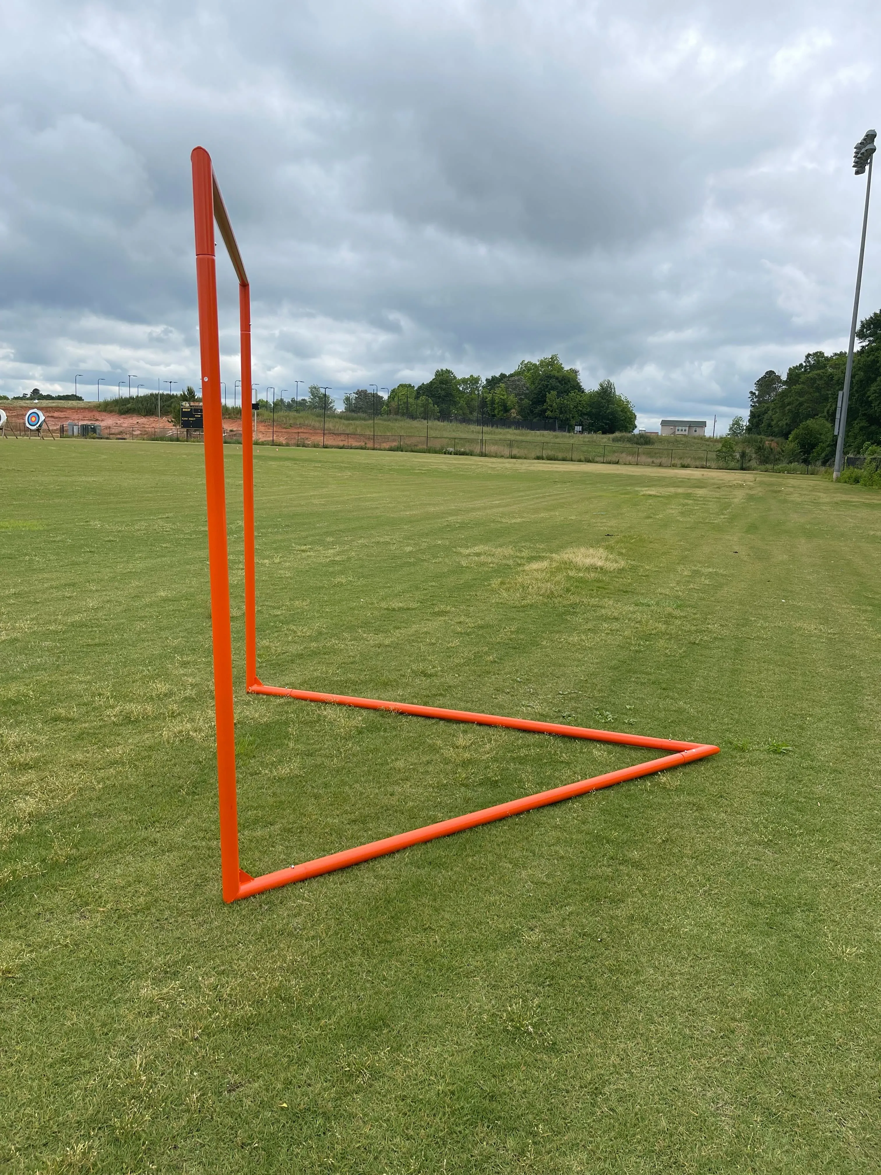 Tournament Lacrosse Goal - Frame Only - 35 lbs, 6'x6'x7' by Crankshooter (net NOT included) - Free Shipping