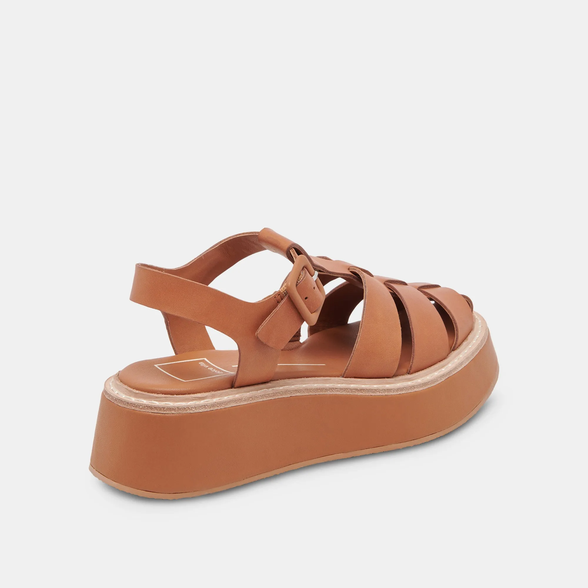 TRISTY SANDALS COGNAC LEATHER