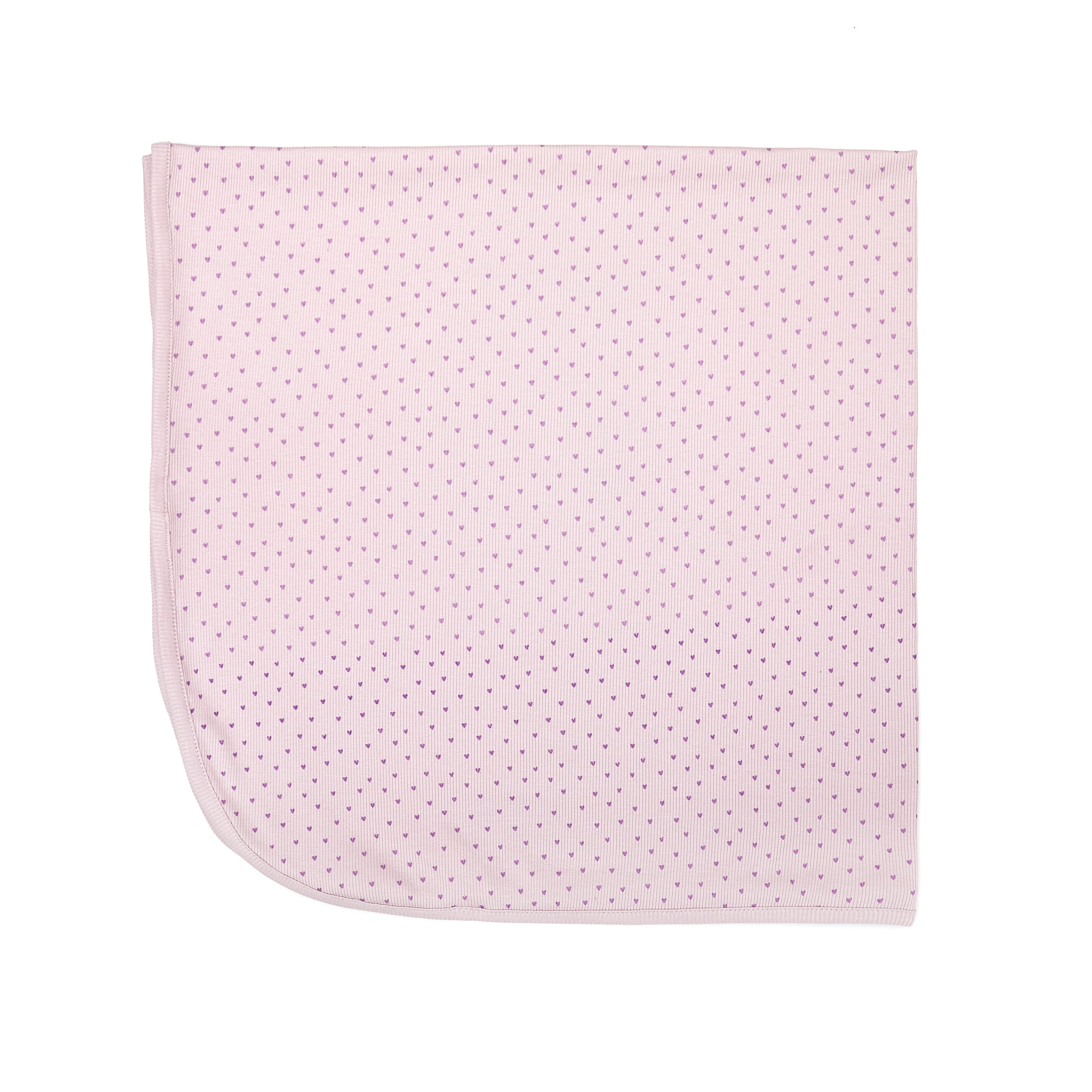 Tun Tun Baby Ribbed Hearts Blanket