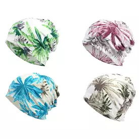 Unisex Multipurpose Tree Print Cotton Headpiece Scarf Cap Soft Warm Beanie