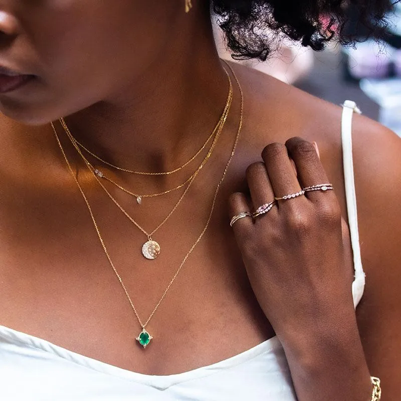 Victorian Emerald Pendant