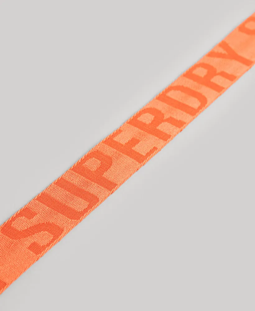 Vintage Webbing Belt | Bold Orange