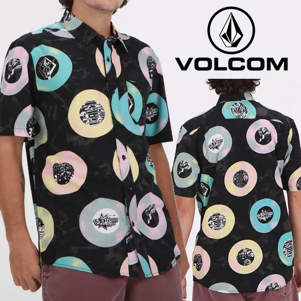 Volcom  |Unisex Street Style Cotton Short Sleeves Shirts