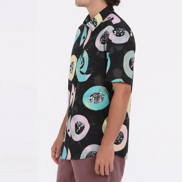 Volcom  |Unisex Street Style Cotton Short Sleeves Shirts