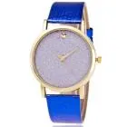 Women Watches Luxury Time Pattern Leather Band Analog Quartz-Watch Famouse montre White Feida