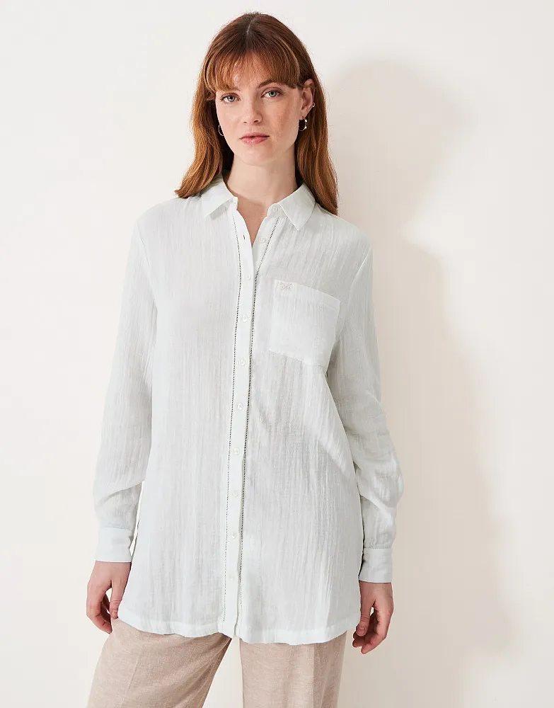 Women's Harlie Longline Shirt from Crew Clothing Company