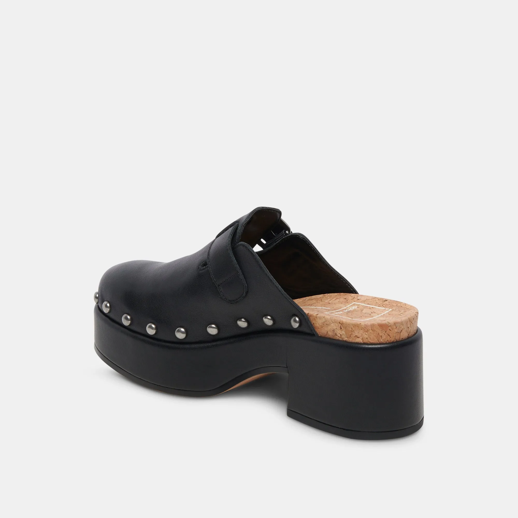 YEVAN CLOGS BLACK LEATHER